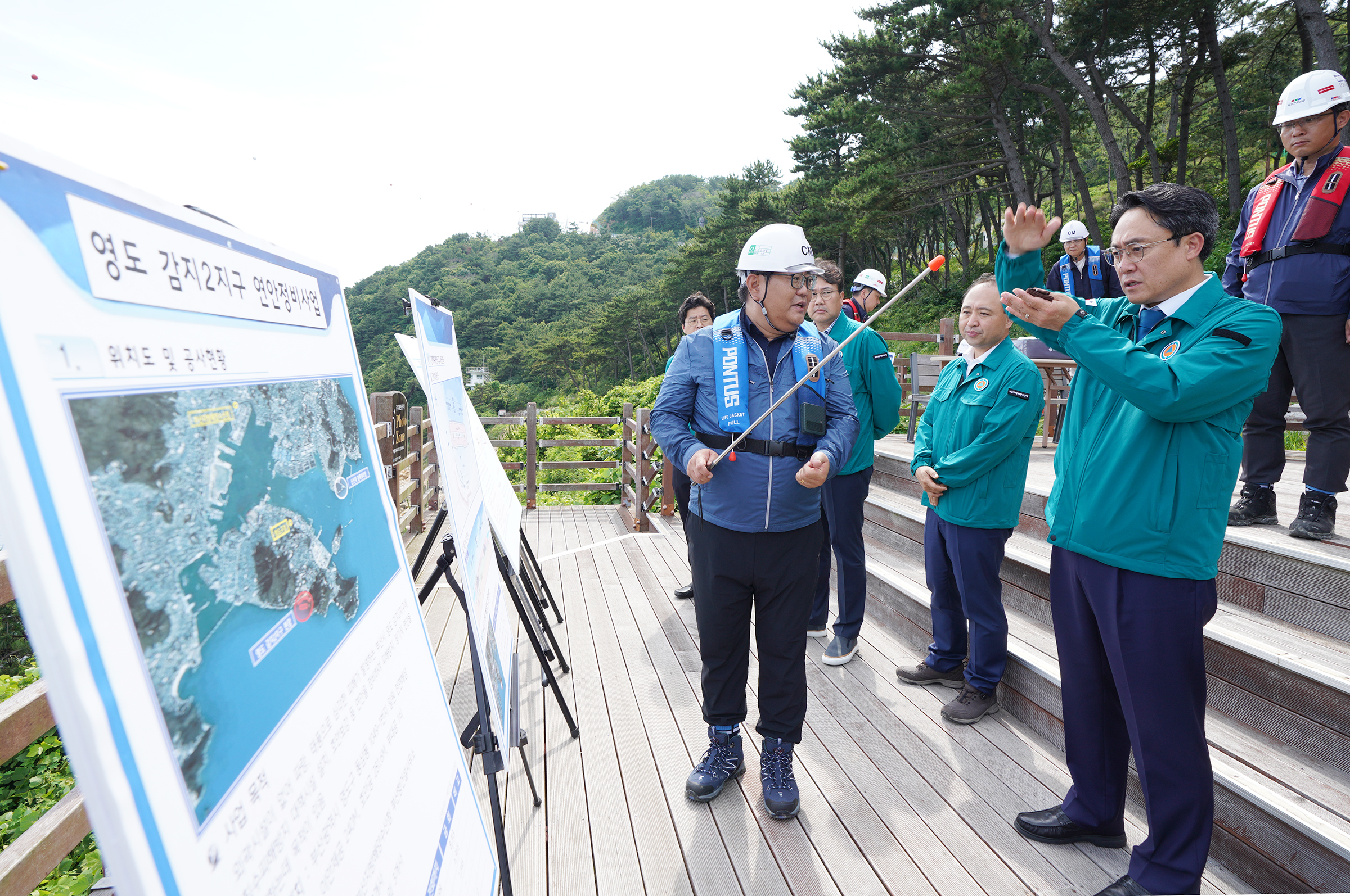 감지2지구 연안정비사업 현장 재난대응 점검(24